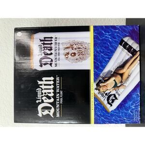 Liquid Death Mountain Water Pool Float 6ft tall